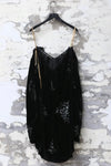 MUTEDANCE 24 Spring/Summer Velvet Embroidered Top MD-MD24SS43-HEI Black
